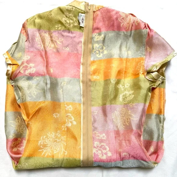 Vintage Yellow Qipao Size XS - Picture 7 of 9